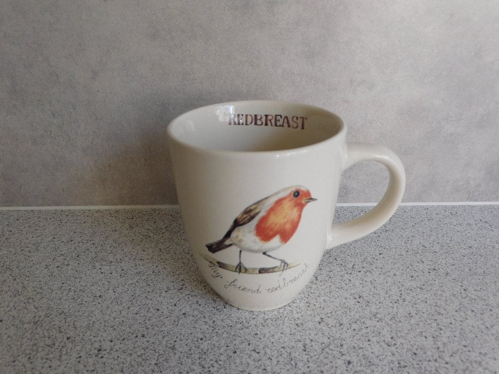 Mok 9,5x8 cm. Red Breast JET by ter Steege, Ophalen of Verzenden, Zo goed als nieuw, Overige stijlen, Kop(pen) en/of Schotel(s)
