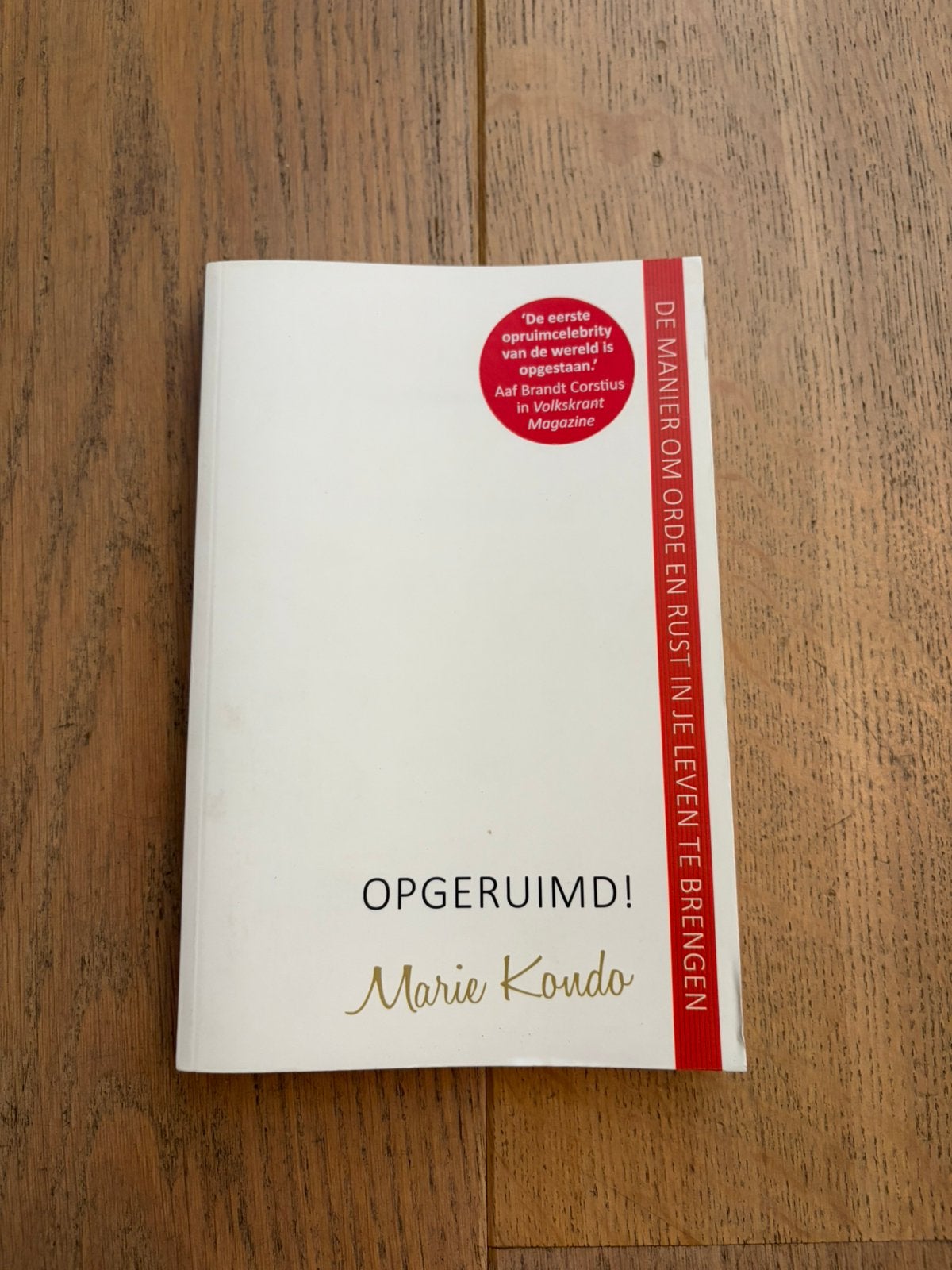 Boek ‘opgeruimd’ van Marie Kondo, Boeken, Ophalen of Verzenden, Zo goed als nieuw