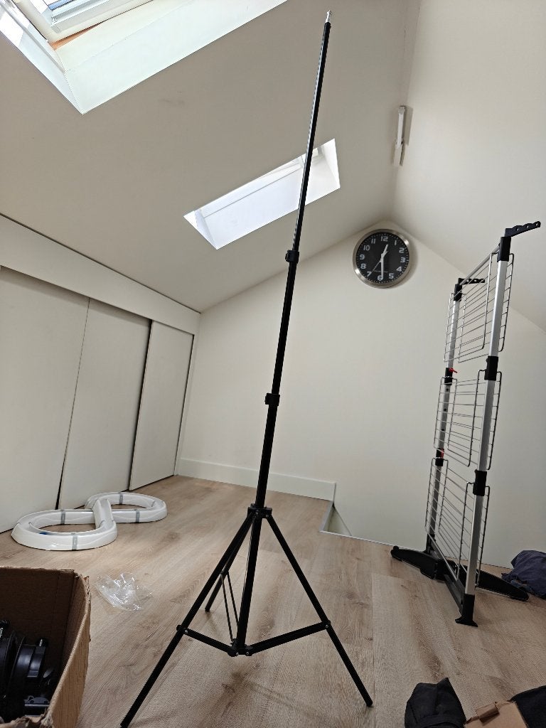 2 x Linkstar Lampstatief LS-803 86-205cm, Ophalen of Verzenden, Zo goed als nieuw, Statief of Scherm