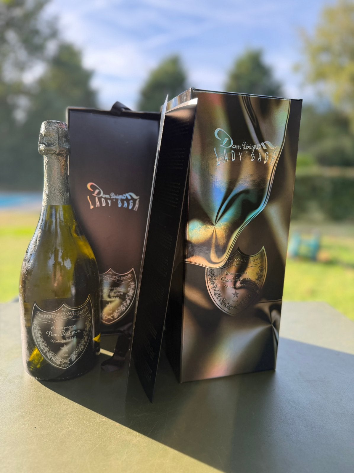 Dom Pérignon Champange Vintage Brut 2010 x Lady gaga, Verzamelen, Wijnen, Ophalen of Verzenden, Zo goed als nieuw, Frankrijk, Champagne
