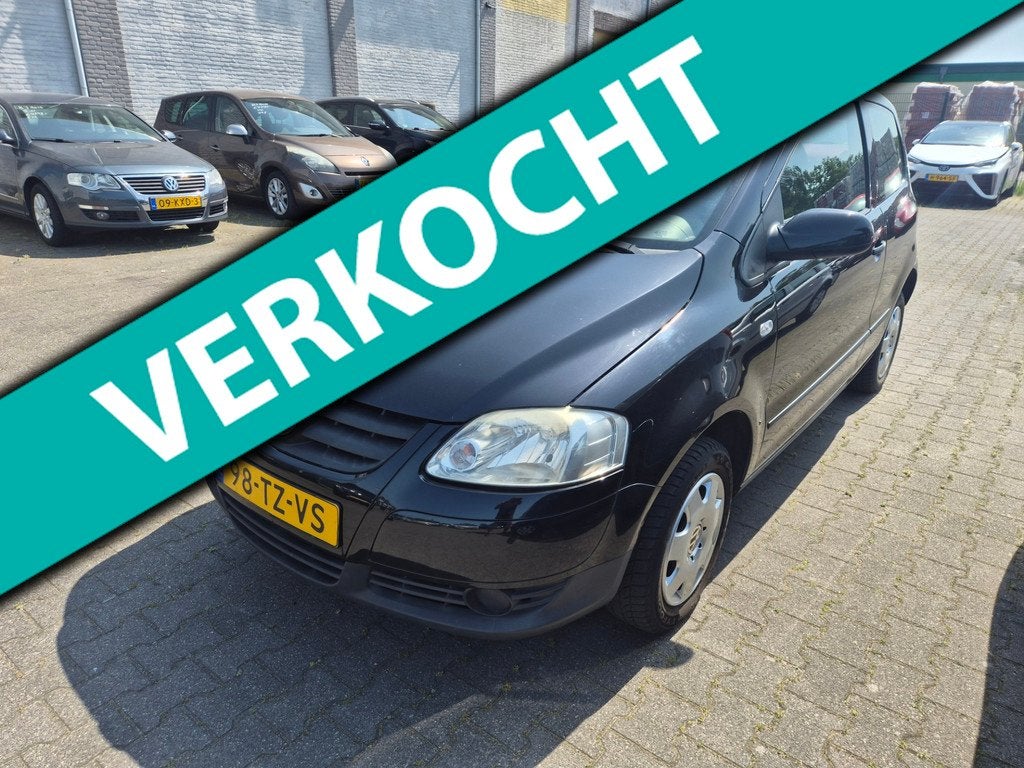 Volkswagen Fox Volkswagen Fox 1.2 Trendline, Auto's, Voorwielaandrijving, Stof, Zwart, 4 stoelen