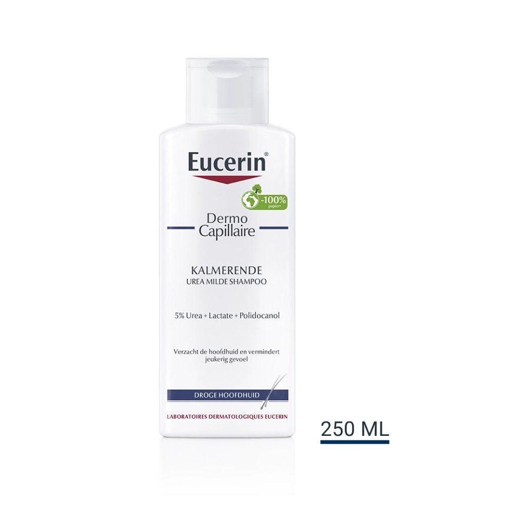 Eucerin DermoCapillaire Kalmerende Urea Milde Shampoo 250ml, Verzenden, Nieuw, Shampoo of Conditioner