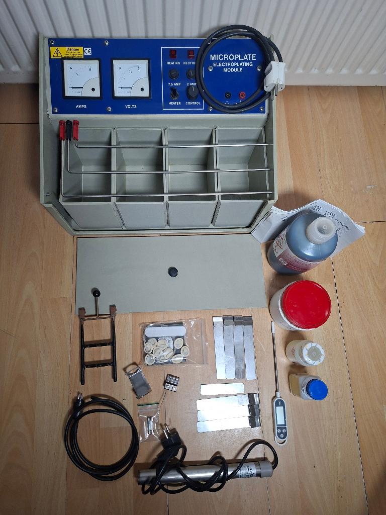 Galvanoset Microplate Set Goudsmid Gereedschap, Ophalen, Gebruikt