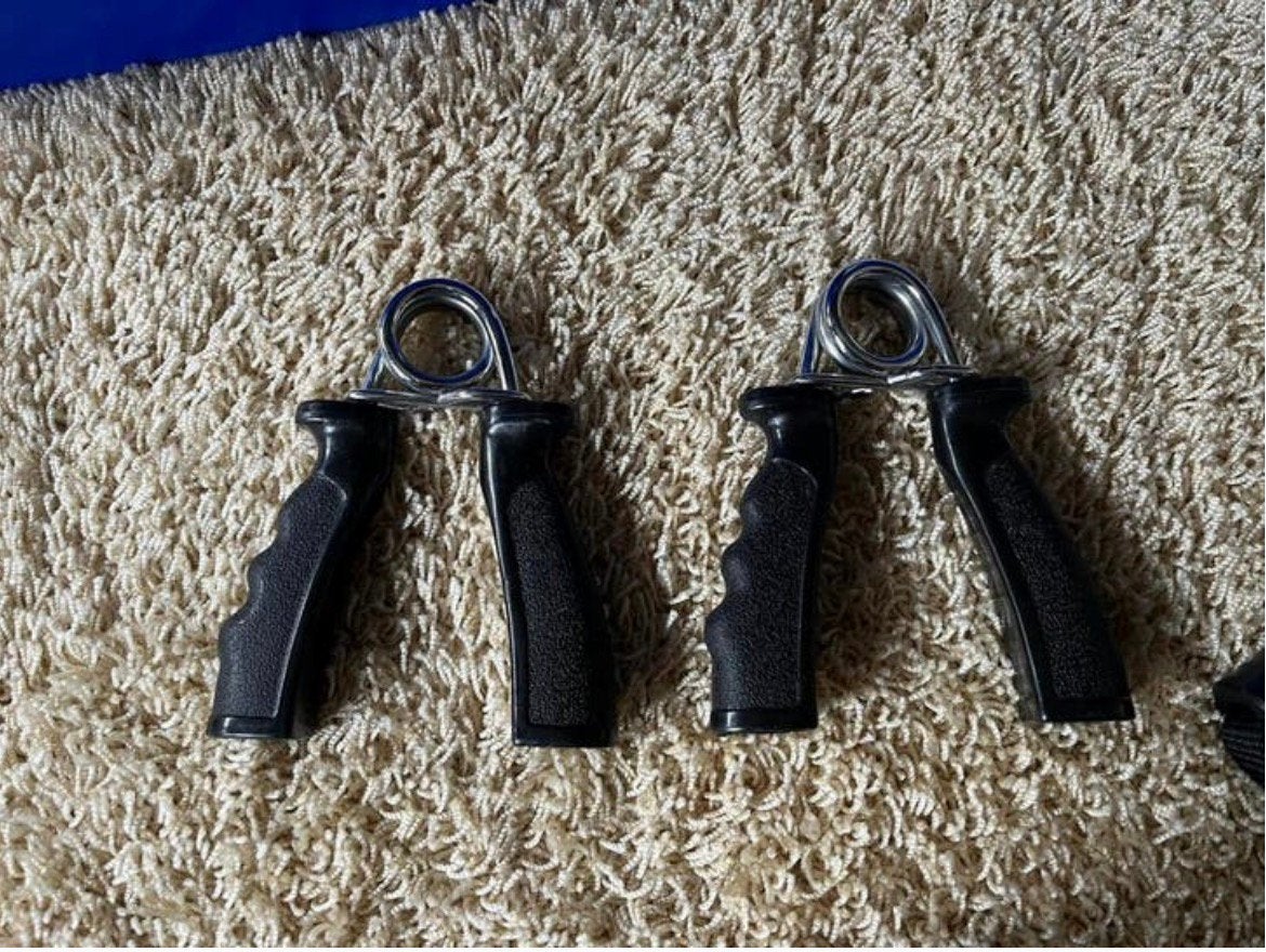 handknijpers, handtrainers, griptrainers, Sport en Fitness, Ophalen of Verzenden, Zo goed als nieuw