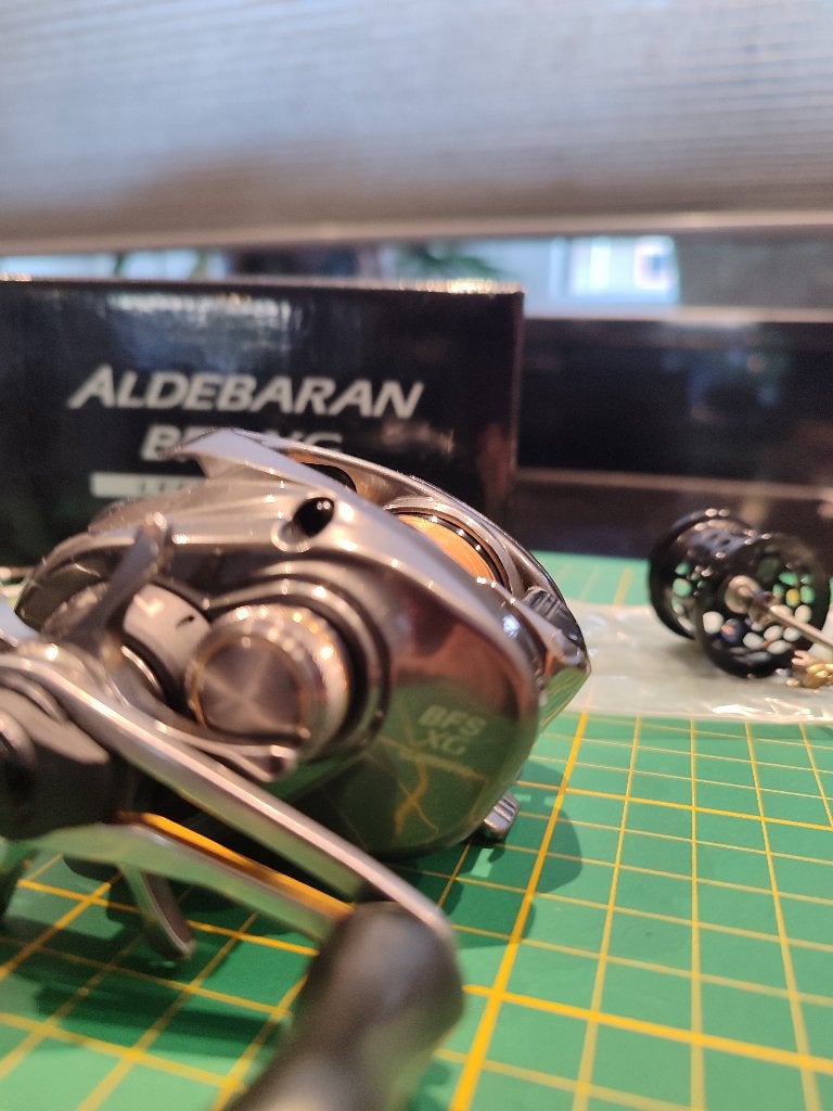 Shimano aldebaran bfs xg, Watersport en Boten, Ophalen of Verzenden, Zo goed als nieuw, Molen
