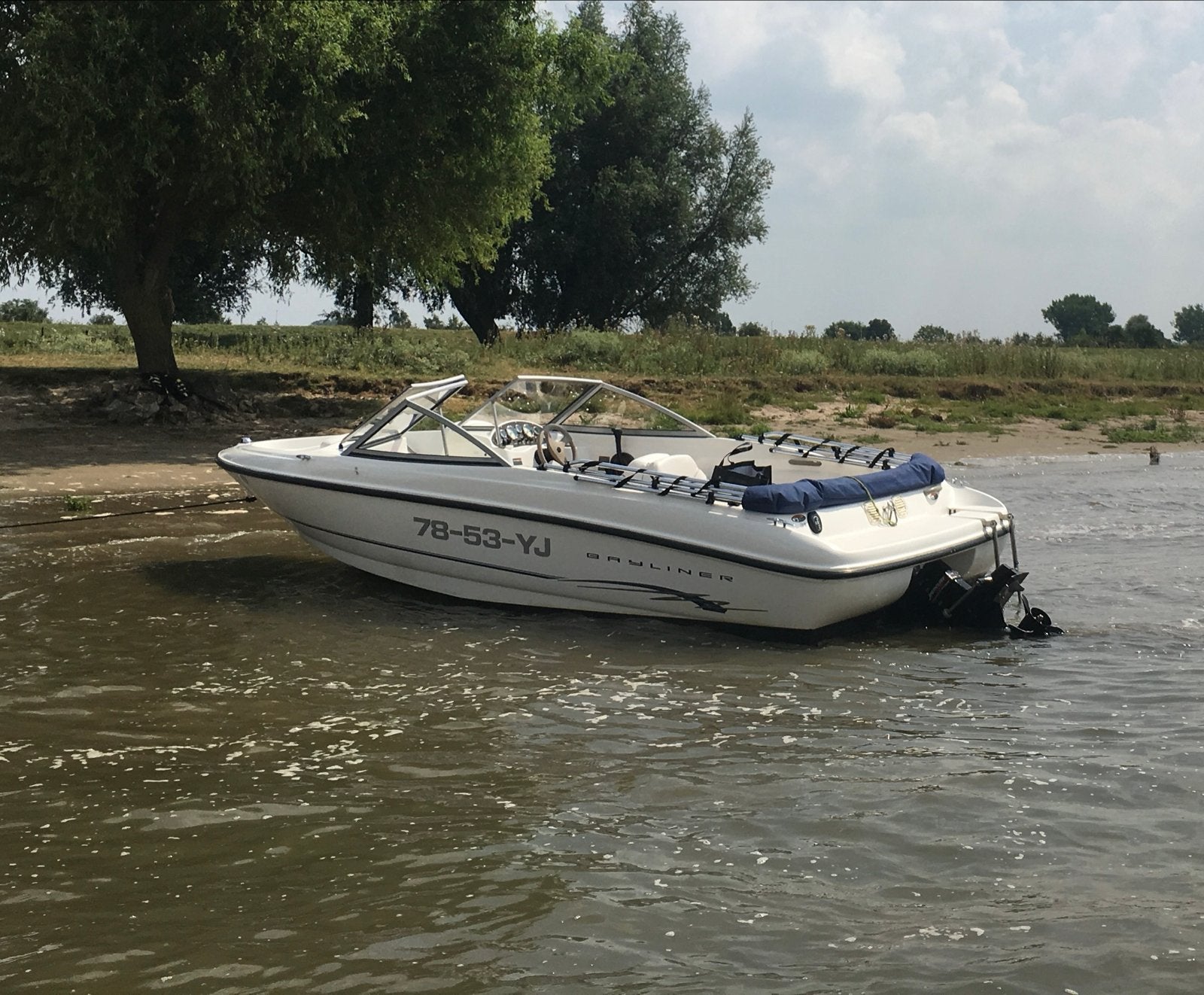 Bayliner 175 BR incl. Pega trailer met elektrische lier, Gebruikt, Binnenboordmotor, Polyester, Bayliner