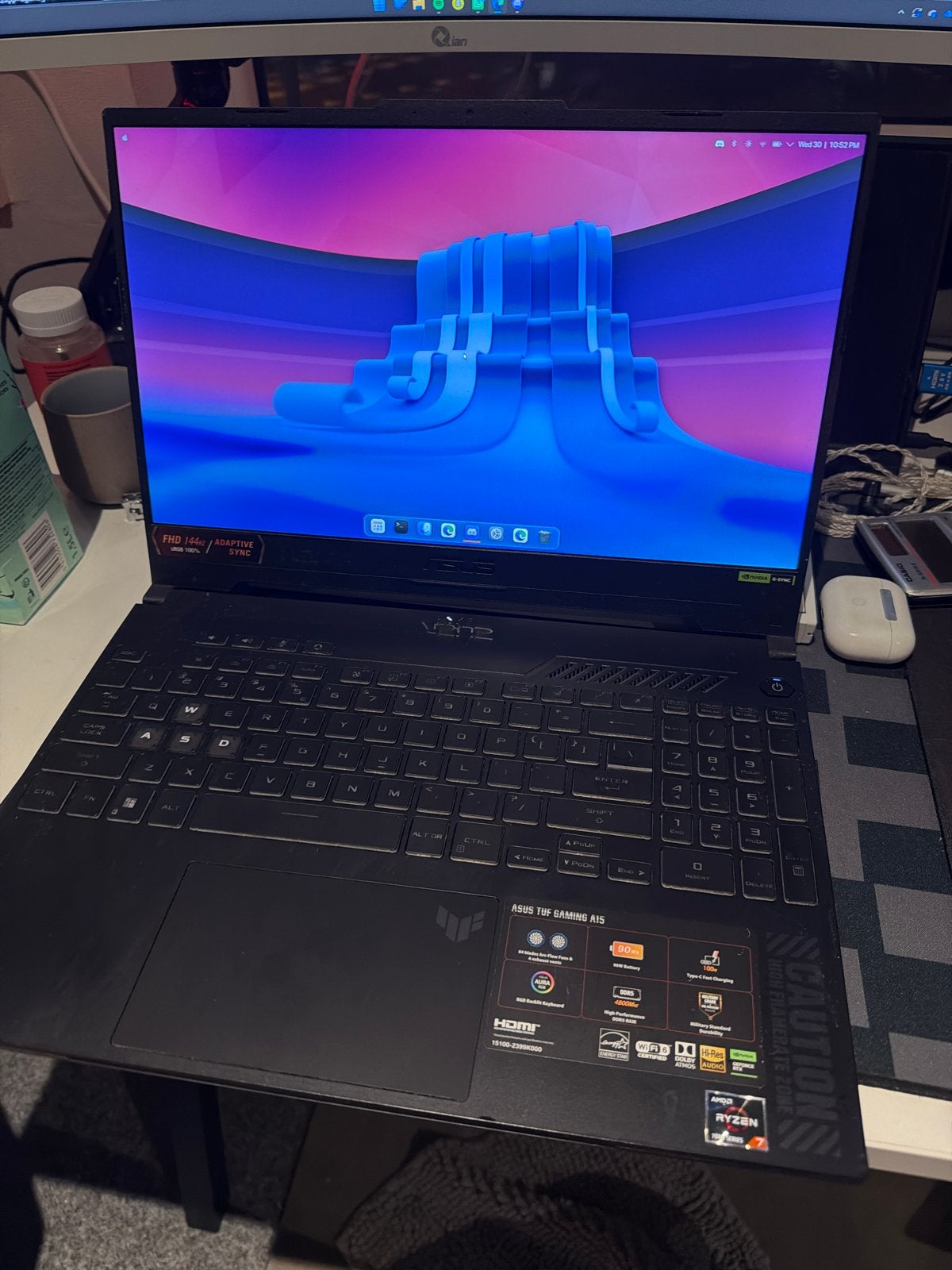 Foto 2 van ASUS TUF Gaming A15 - Ryzen 7 7435HS, RTX 4060, 16GB RAM