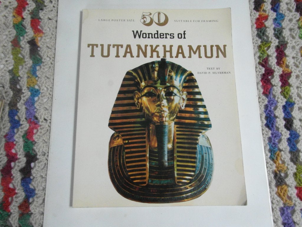 50 wonderen Tutankhamon, groot posterbook, veel meer Egypte, Ophalen of Verzenden, 14e eeuw of eerder, Gelezen, Afrika