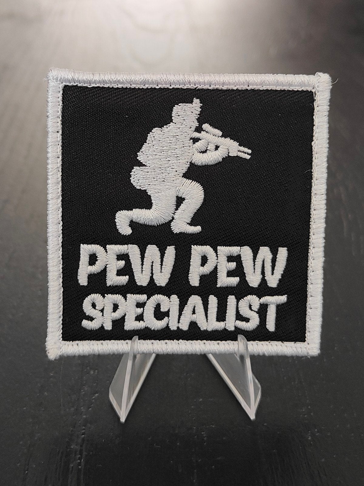 Wapen Specialist fun patch, Verzamelen, Overige Verzamelen, Zo goed als nieuw, Ophalen of Verzenden