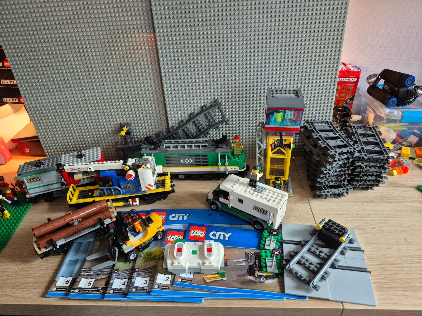 Complete LEGO City Treinbaan Set 60198 - Met Doos!, Kinderen en Baby's, Speelgoed | Duplo en Lego, Ophalen of Verzenden, Gebruikt