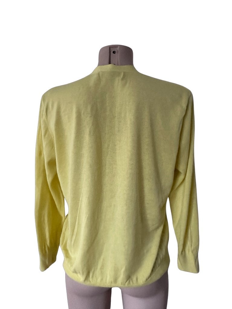 Essentiel Antwerp vest L, Maat 38/40 (M), Geel, Ophalen of Verzenden, Zo goed als nieuw