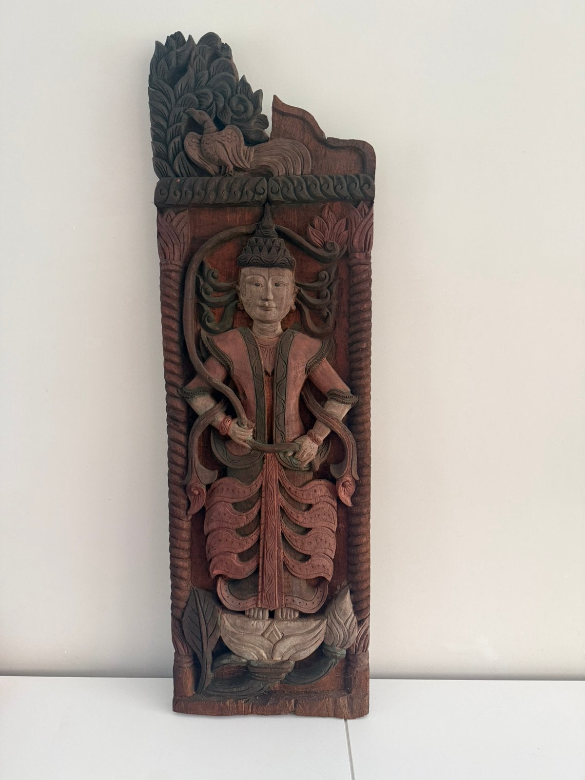 Prachtig Thais houtsnijwerk uniek, Ophalen