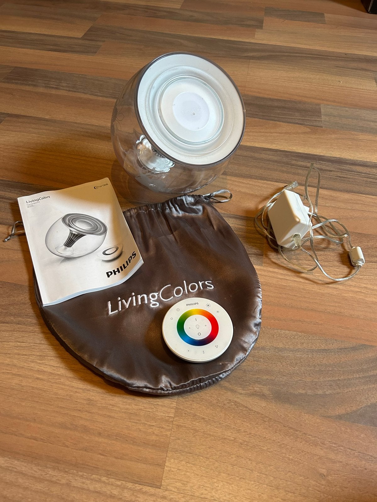 Philips LivingColors LED lamp met afstandsbediening, Met afstandsbediening, Philips, Meerkleurig, Ophalen of Verzenden