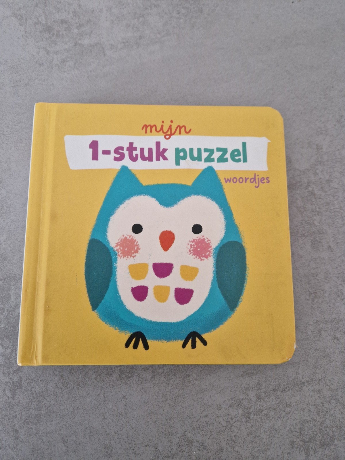 1-stuk puzzelboekje babyboekje, Boeken, Ophalen of Verzenden, Gelezen, Uitklap-, Voel- of Ontdekboek, 6 tot 12 maanden