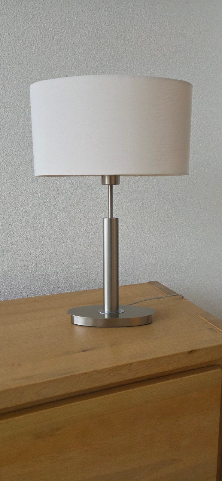 Prachtige tafellamp - 57 cm hoog, kap 35 cm breed, Ophalen of Verzenden