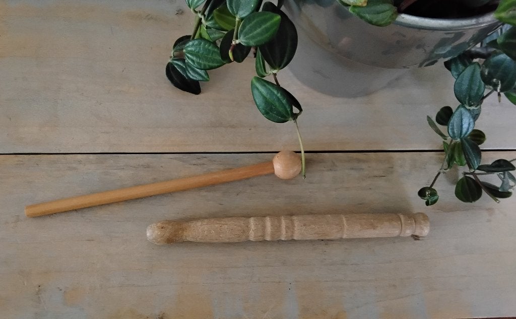 verschillende houten drumstokjes - trommelstokjes - kind, Ophalen of Verzenden, Gebruikt, Overige typen