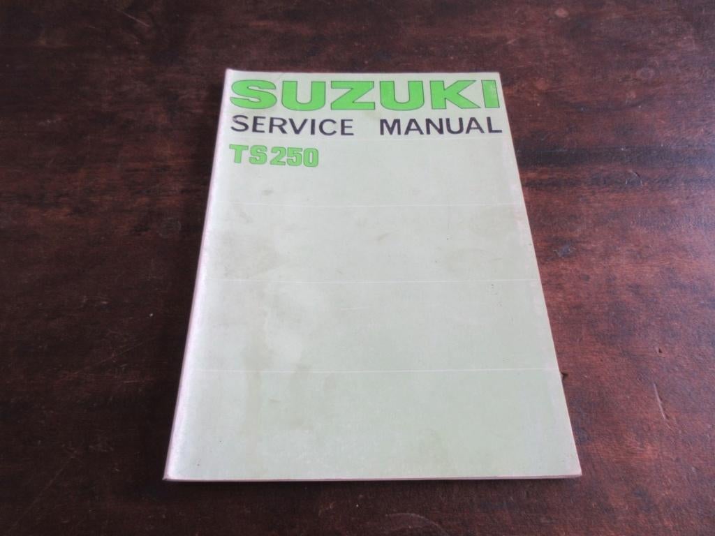 Suzuki TS250 1976 werkplaatshandboek manual, Motoren, Handleidingen en Instructieboekjes, Ophalen of Verzenden, Overige merken
