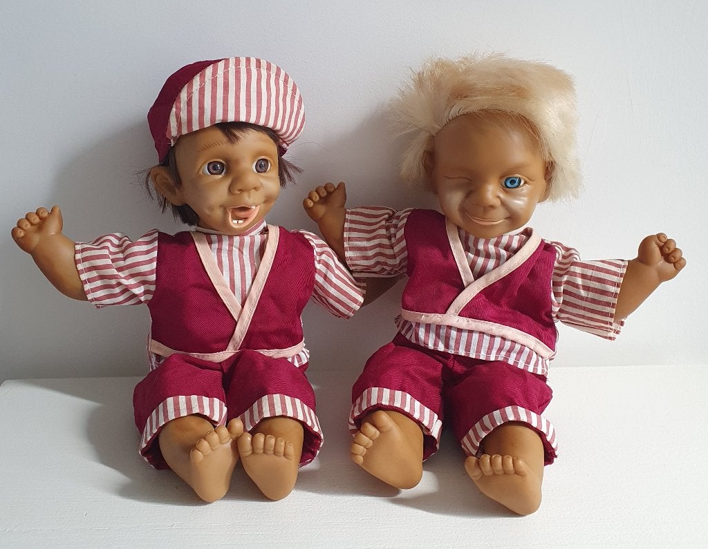 Vintage Gloobee Poppen jaren 90 Set of Los, Ophalen of Verzenden, Gebruikt, Pop