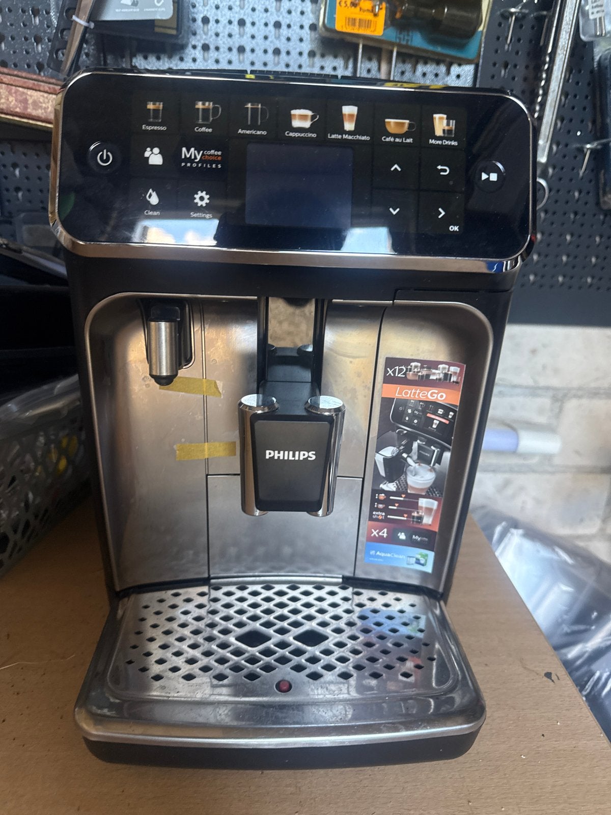 Philips LatteGo Volautomatische Espressomachine, Witgoed en Apparatuur, Afneembaar waterreservoir, Espresso apparaat, Zo goed als nieuw