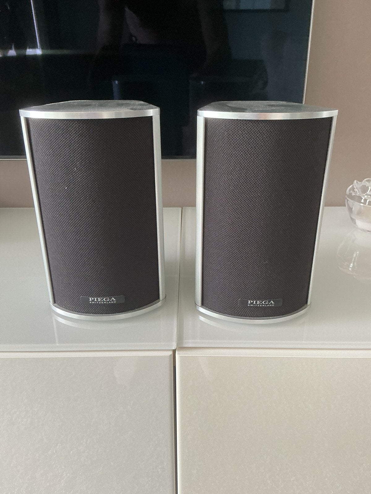 Piega TMicro 3 Boekenplank Luidsprekers - Zilver, Audio, Tv en Foto, Luidsprekers, Zo goed als nieuw, Minder dan 60 watt, Boekenplank luidspreker