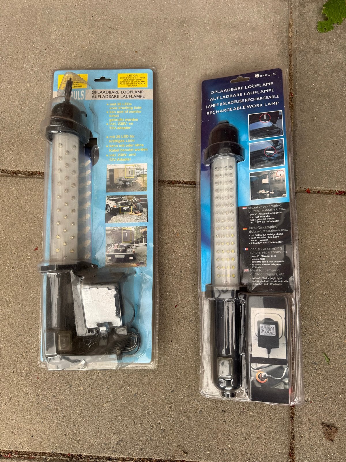 Oplaadbare LED Looplamp - Ideaal voor Camping/Reparaties, Ophalen of Verzenden, Nieuw