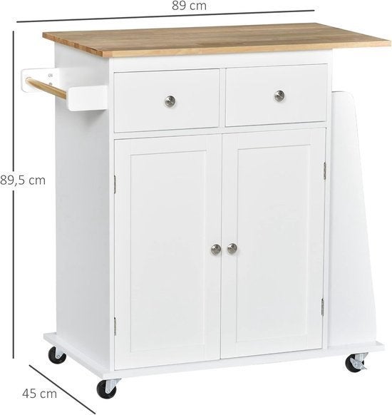 Keukentrolley – Keukenwagen – Serveerwagen – Opbergmeubel, Corvance B.V., Verzenden, Nieuw, Corvancebol@gmail.com