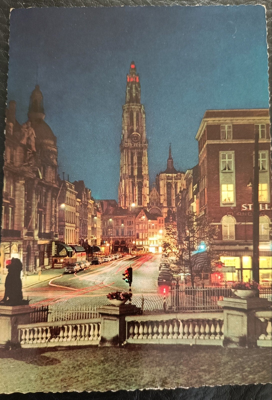 Antwerpen / Anvers 1966. Suikerrui en Kathedraal, Ophalen of Verzenden, 1960 tot 1980, Gelopen, Antwerpen