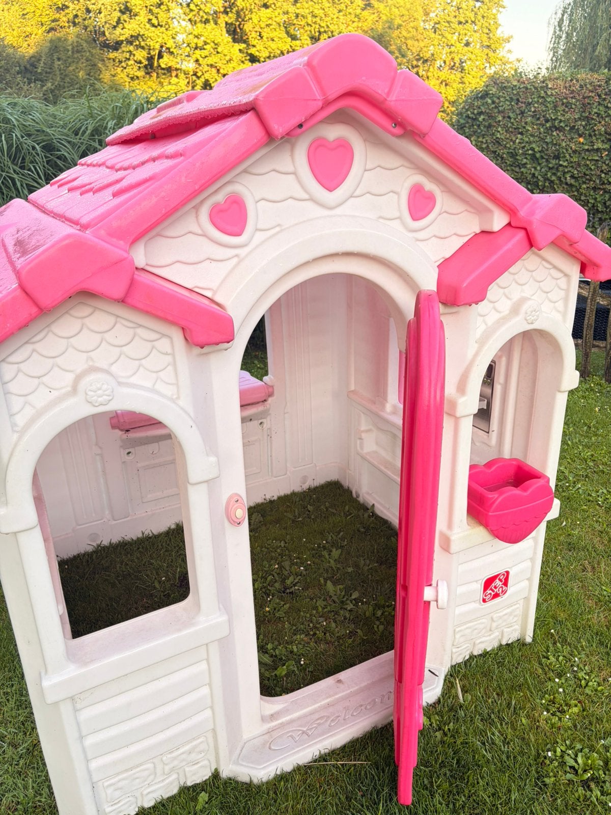 Speelgoed Tuinhuis voor kinderen, Ophalen of Verzenden, Zo goed als nieuw, Kunststof