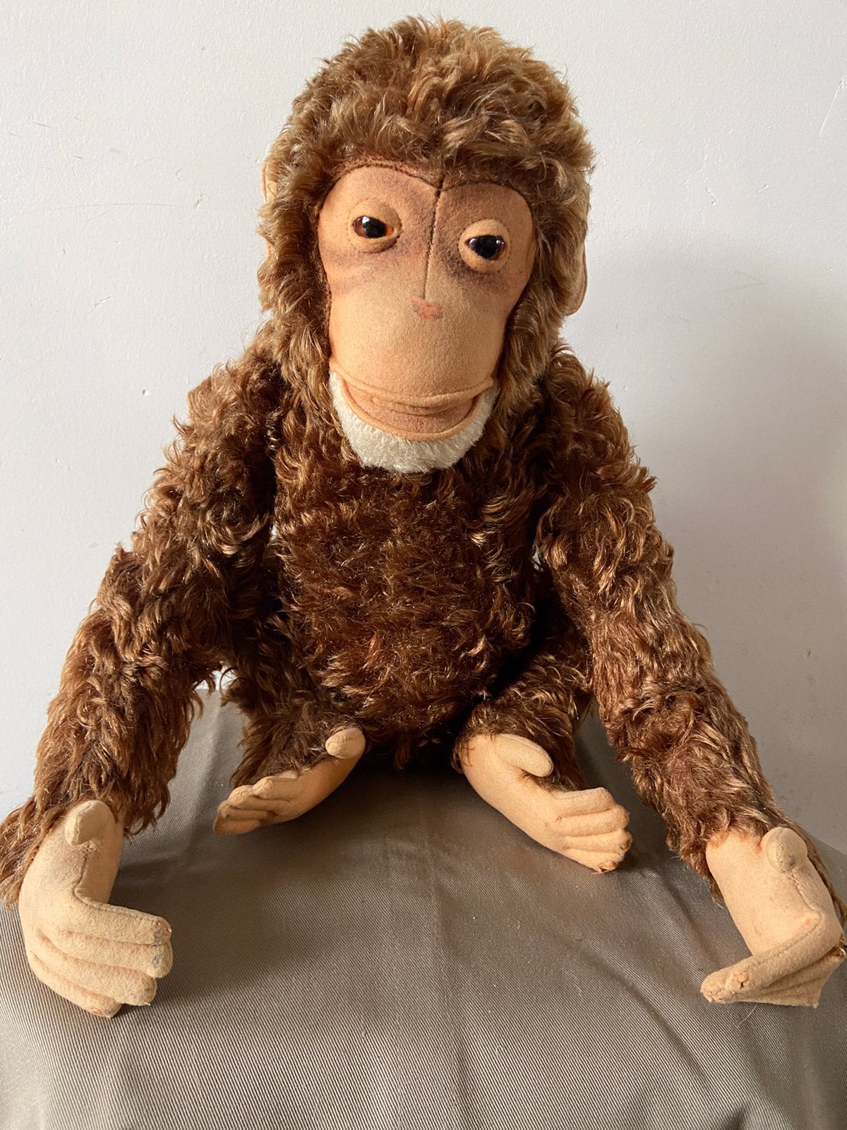 Steiff chimpansee (Jocko), 5350, 1954-1964, 50cm, Ophalen of Verzenden, Zo goed als nieuw, Overige typen, Steiff
