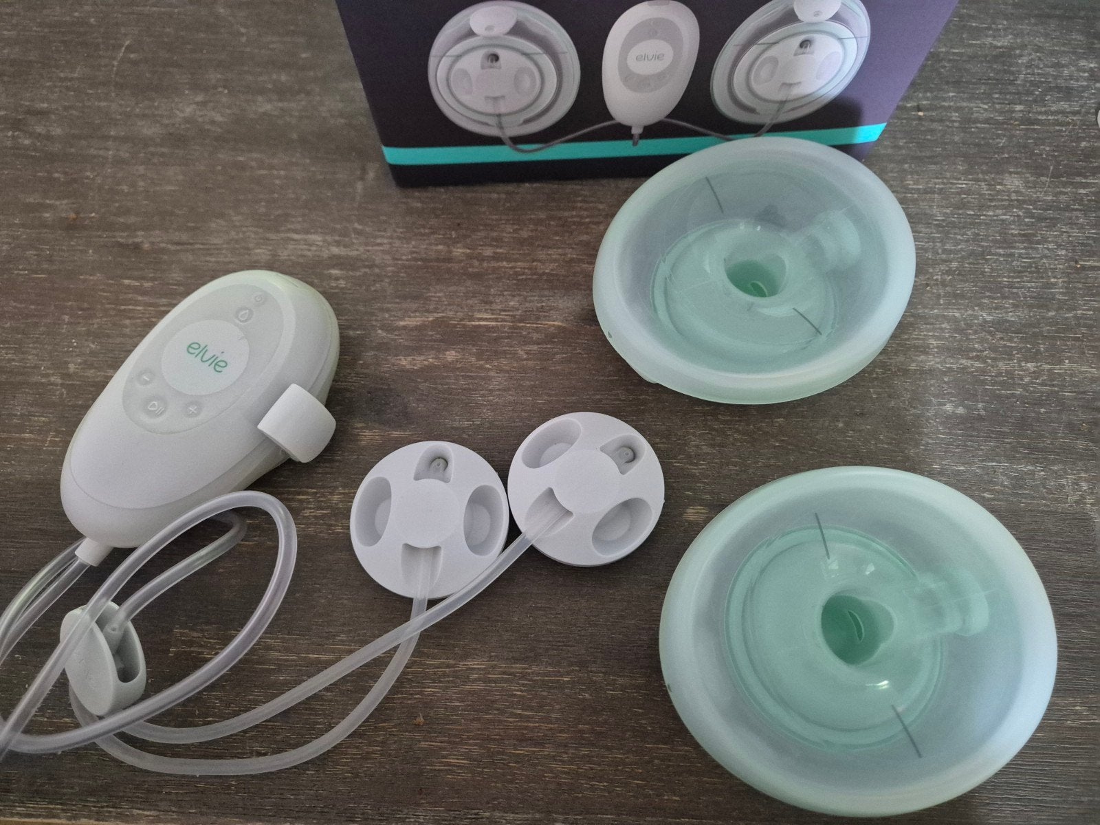 elvie stride dubbelzijdige borstkolf, handsfree, Ophalen of Verzenden, Zo goed als nieuw, Borstkolf