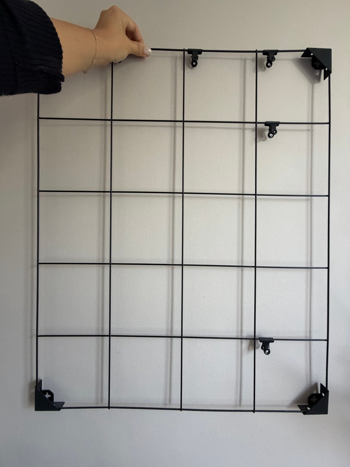 Ikea Sösdala zwart metalen memo board wanddecoratie, Ophalen, Metaal, Industrieel, Zwart