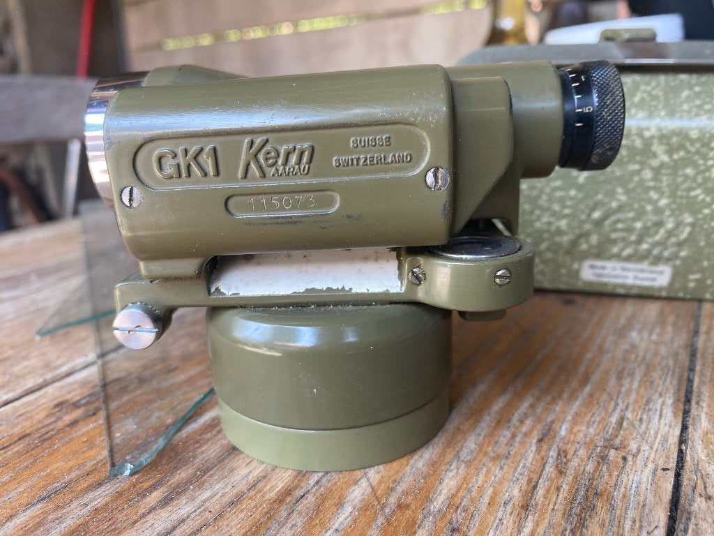 Vintage Kern GK1 Waterpasinstrument in Koffertje, Ophalen of Verzenden, Gebruikt