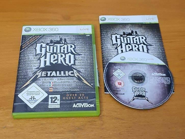 XBOX 360 | Guitar Hero Metallica, Spelcomputers en Games, Muziek, Gebruikt, 1 speler, Ophalen of Verzenden
