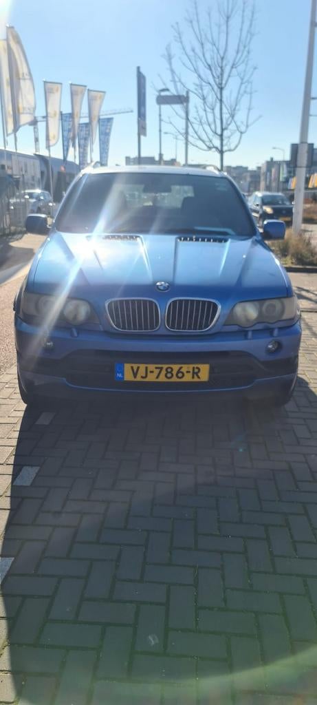 BMW X5 3.0D  2003 grijs kenteken, Auto's, Bestelauto's, Particulier, 4x4, ABS, Airbags, Airconditioning, Alarm, Boordcomputer