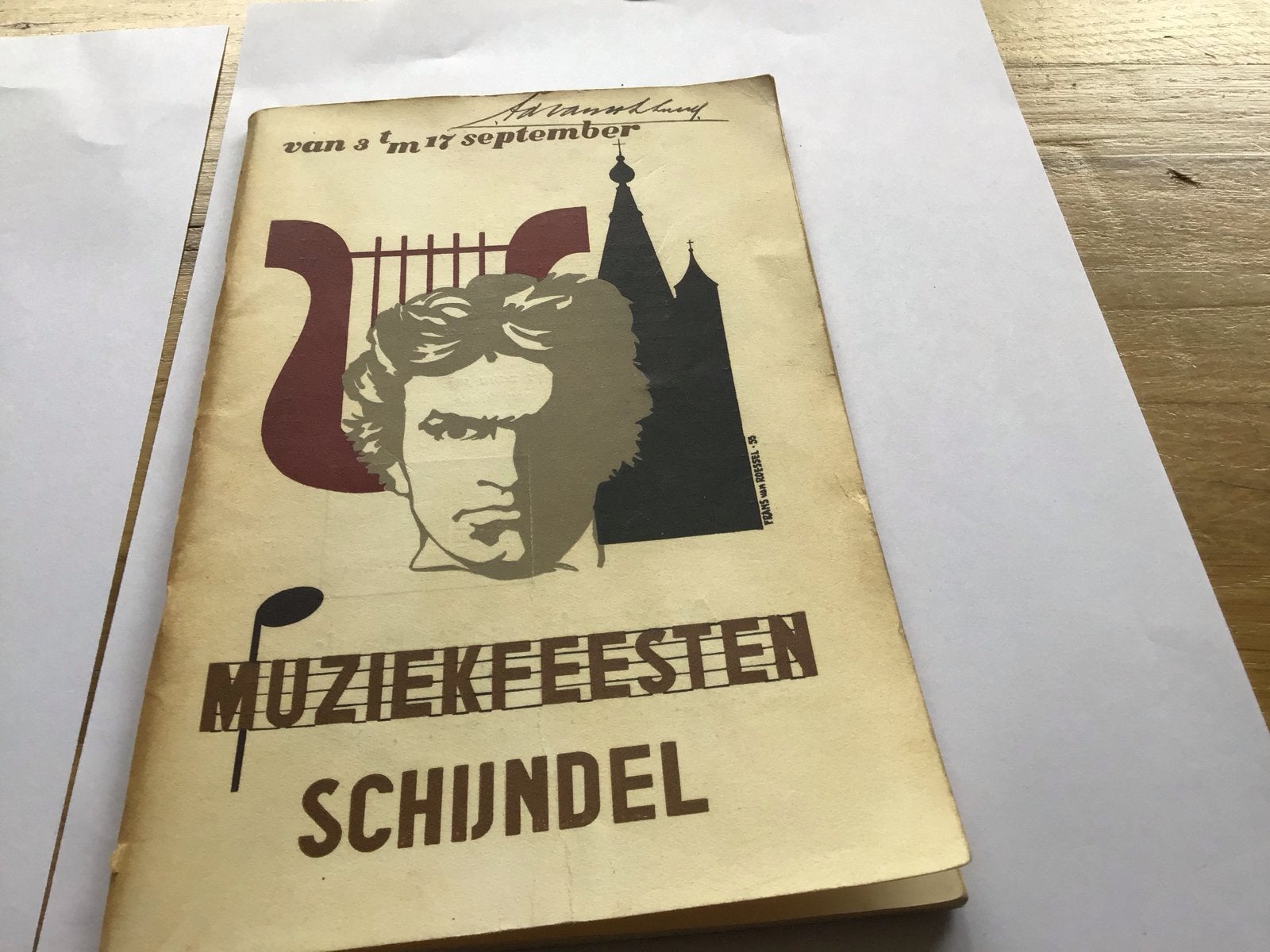 Gedenkboek/programma Muziekfeesten Schijndel 1955, Boeken, Ophalen of Verzenden, Gelezen, Overige onderwerpen