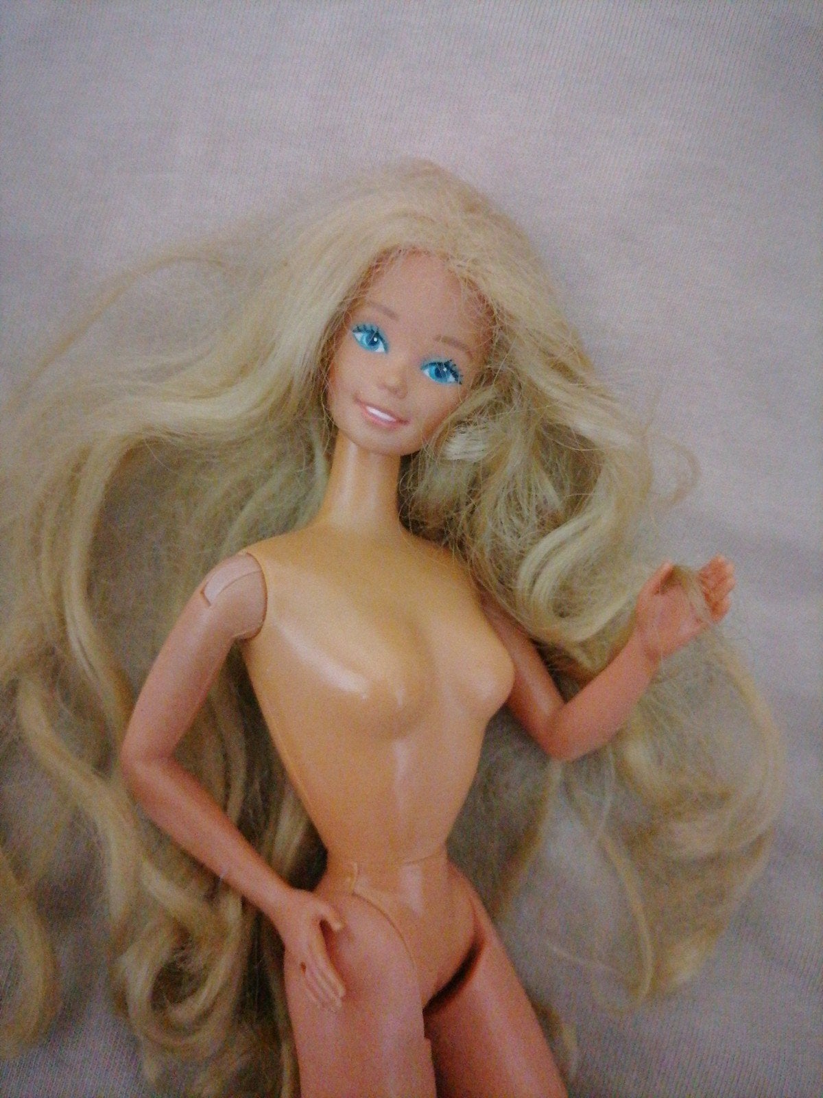 Vintage superstar barbie, Ophalen of Verzenden, Gebruikt, Fashion Doll