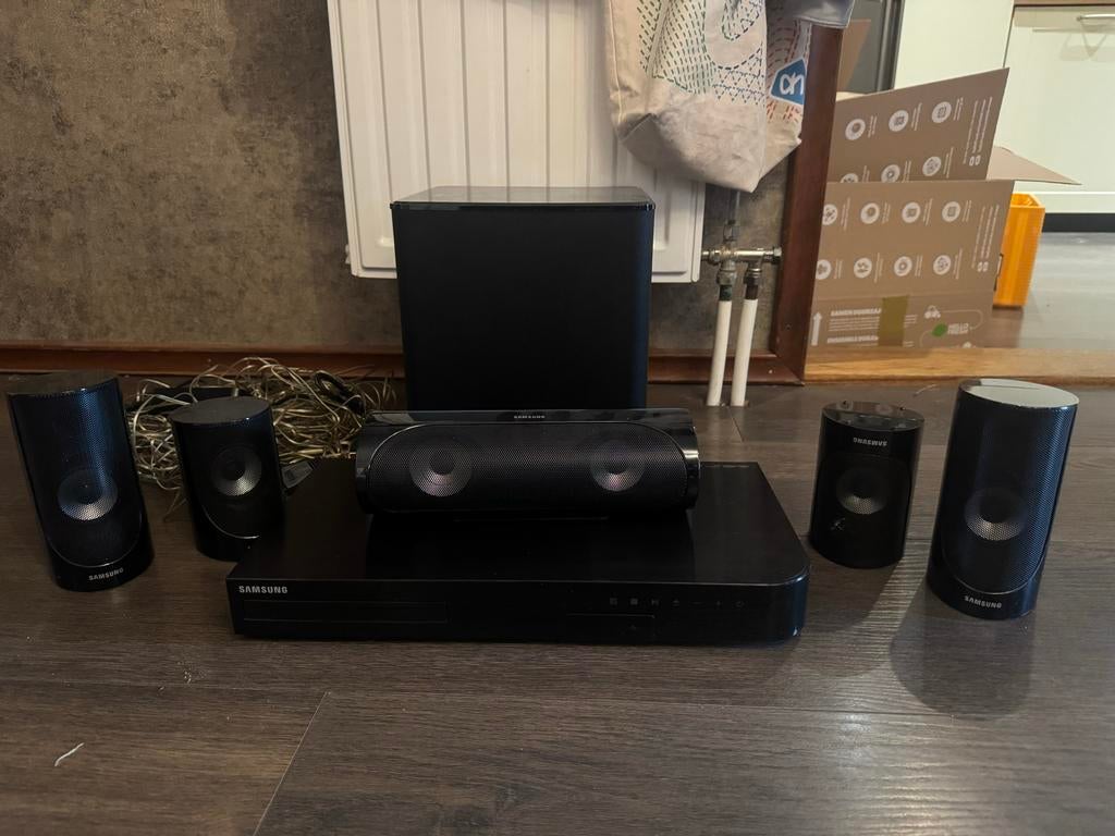 Samsung Blu-ray 3D Home Cinema Systeem 5.1, Overige merken, Gebruikt, Blu-ray-speler, 70 watt of meer