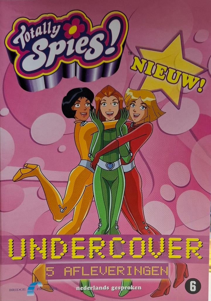 Totally Spies UNDERCOVER KRASVRIJE DVD, Alle leeftijden, Ophalen of Verzenden, Zo goed als nieuw