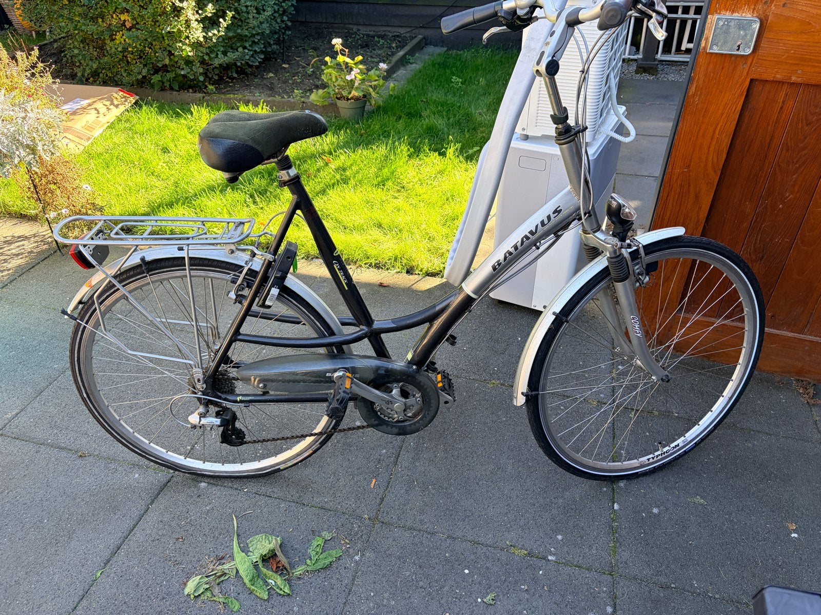 Batavus damesfiets met versnellingen en bagagedrager, Fietsen en Brommers, Ophalen, Velgrem, Versnellingen, Batavus