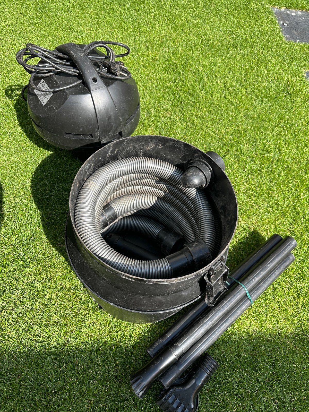 Pontec PondoMatic 1400W vijverstofzuiger, Tuin en Terras, Ophalen, Gebruikt