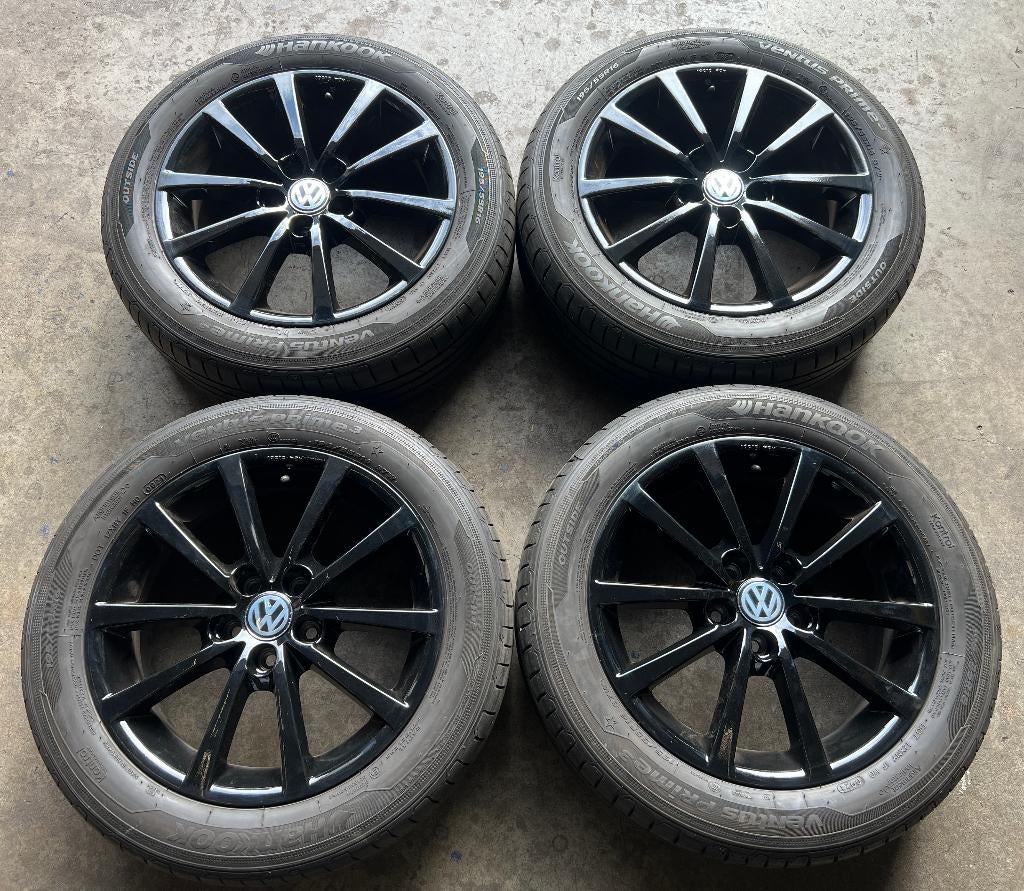 5x100 16 inch Volkswagen Polo, Seat Ibiza velgen + Banden, Ophalen, Gebruikt, 16 inch, Banden en Velgen