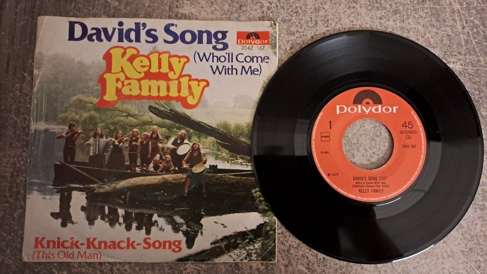 Kelly family  - David 's song, Gebruikt, 7 inch, Pop, Fotohoes
