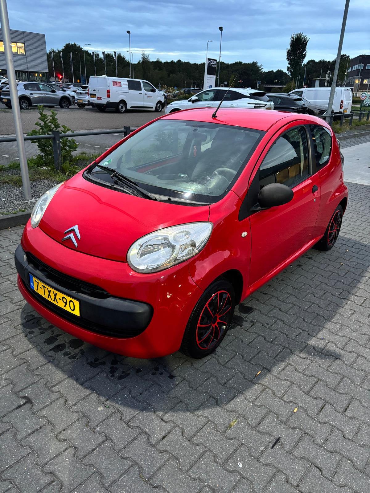 Citroën C1 1.0 3-DRS 2008 Rood, Voorwielaandrijving, 4 stoelen, C1, 68 pk