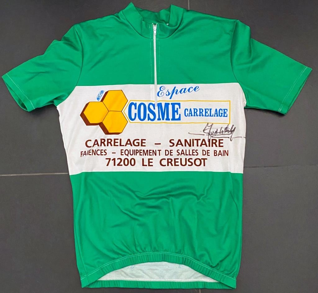 Wielershirt JOHN vd AKKER - ETOILE DE BESSEGES – gesigneerd, Ophalen of Verzenden, Overige typen
