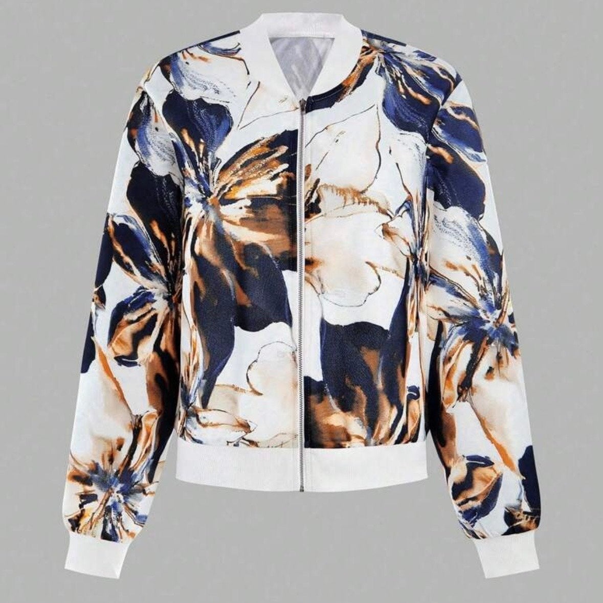 Bomber jasje- blauw (34-44), Verzenden, Nieuw, Meerkleurig, Jasje
