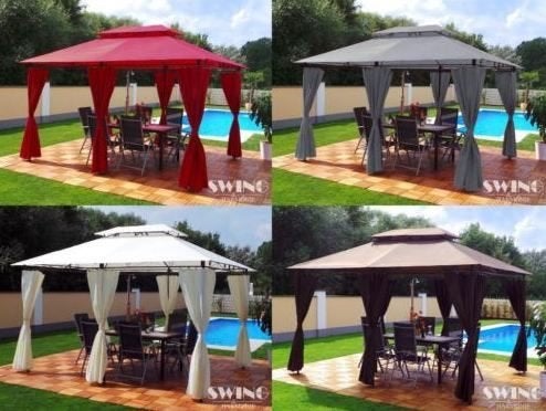Exclusieve Designer Pavillon / Prieel / Partytent 3x4m, Ophalen of Verzenden, Nieuw, Minder dan 5 meter, Paviljoen