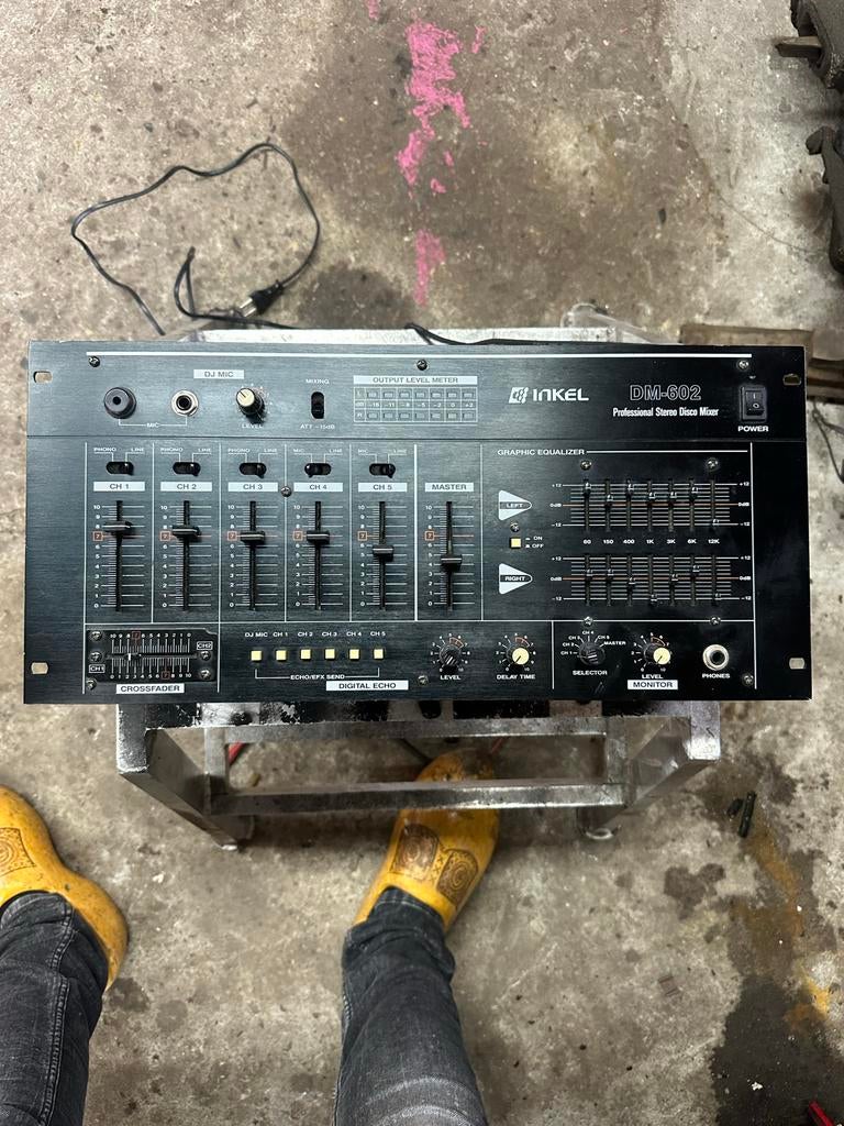 Inkel DM-602 Professional Stereo Disco Mixer, Muziek en Instrumenten, Ophalen of Verzenden, Gebruikt, Dj-set, Overige merken
