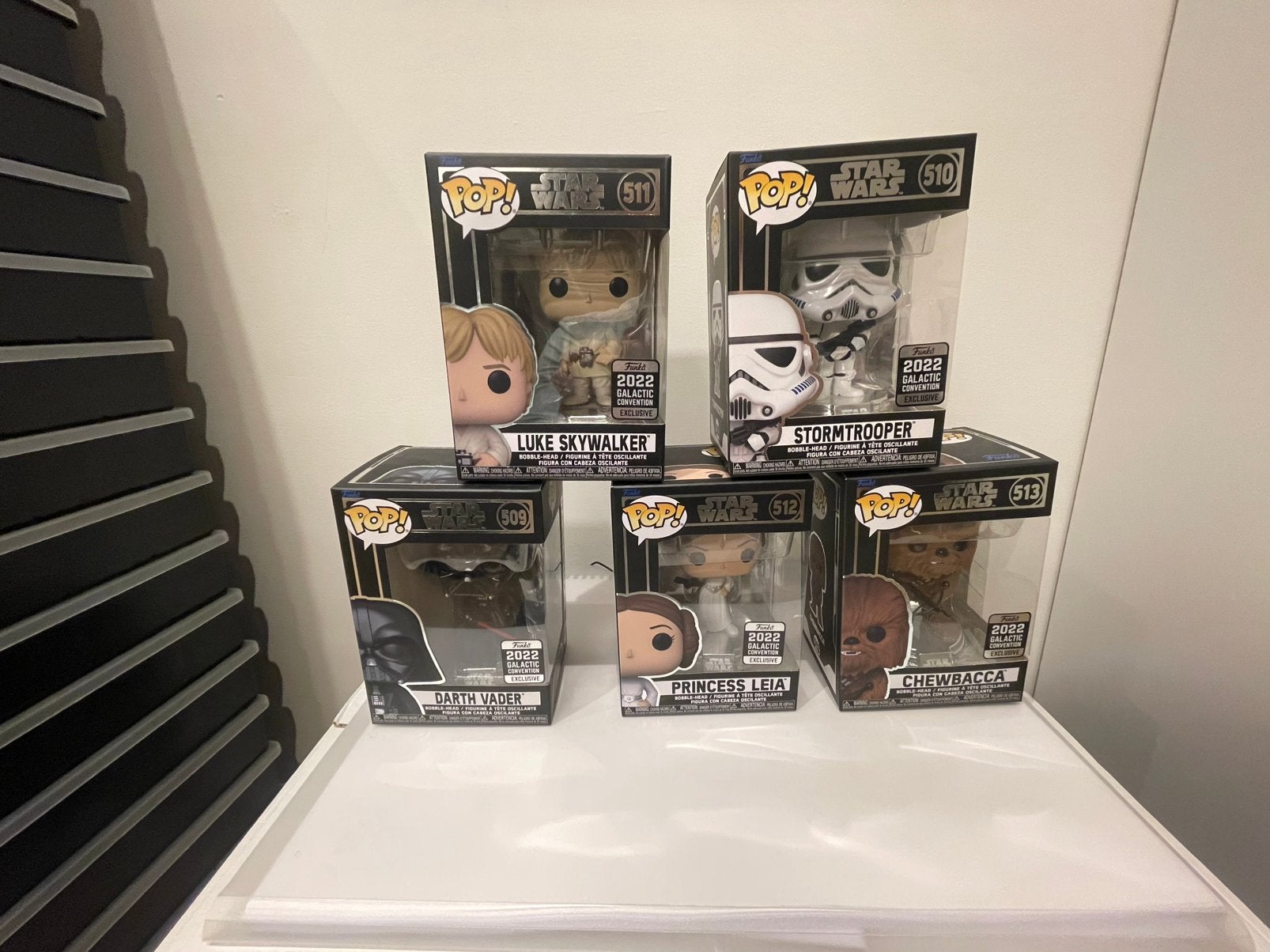 Funko pop star wars 509, 510, 511, 512, 513, Ophalen of Verzenden, Zo goed als nieuw, Actiefiguurtje