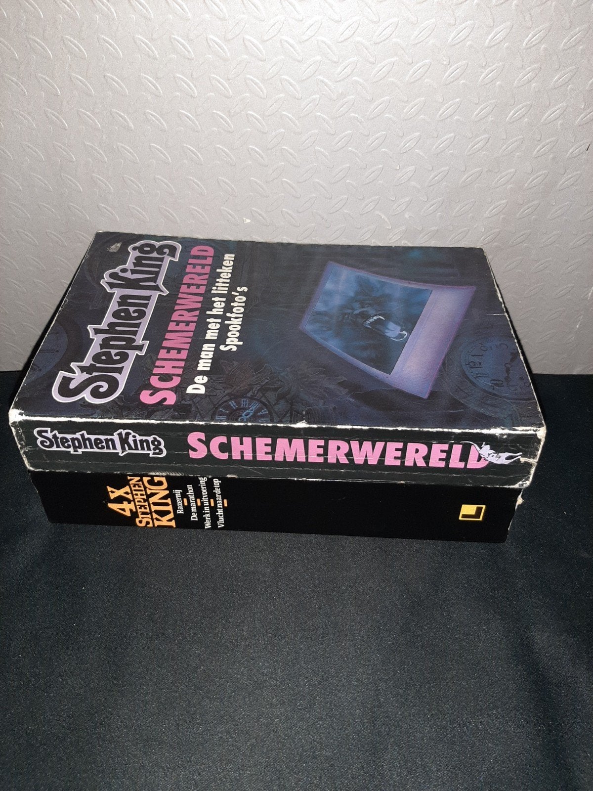 Stephen King Boeken: 4X Stephen King & Schemerwereld, Ophalen of Verzenden, Gelezen, Stephen King, Nederland