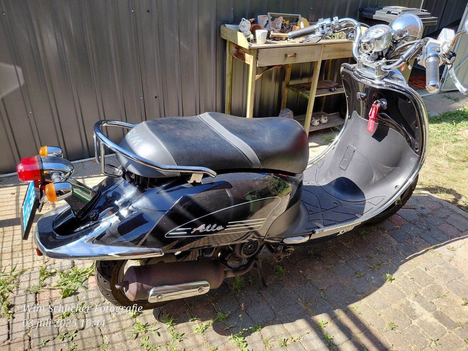 Sym Allo Scooter Zwart - Goed Onderhouden, Ophalen, Gebruikt, Maximaal 45 km/u, Allo